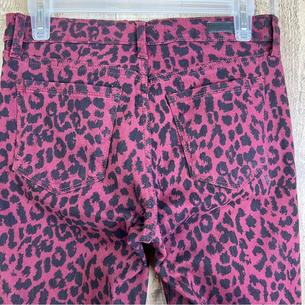 Social Standard by Sanctuary Ankle Skinny Size 4 Wine & Black cougar pri… - Picture 10 of 11